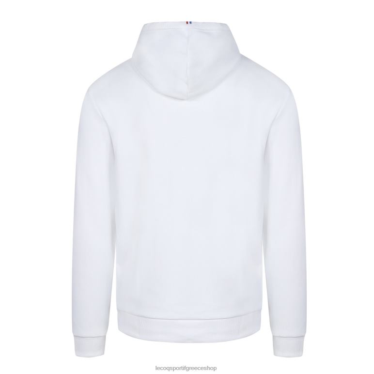 Le Coq Sportif είδη ένδυσης άνδρες φούτερ με κουκούλα λευκό D2ZV495