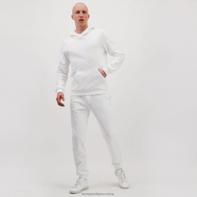 Le Coq Sportif είδη ένδυσης άνδρες φούτερ με κουκούλα λευκό D2ZV495