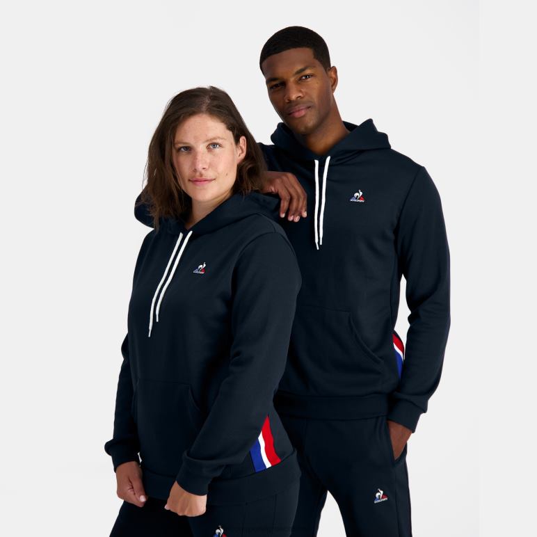 Le Coq Sportif είδη ένδυσης άνδρες μπλούζα με κουκούλα μπλε D2ZV4