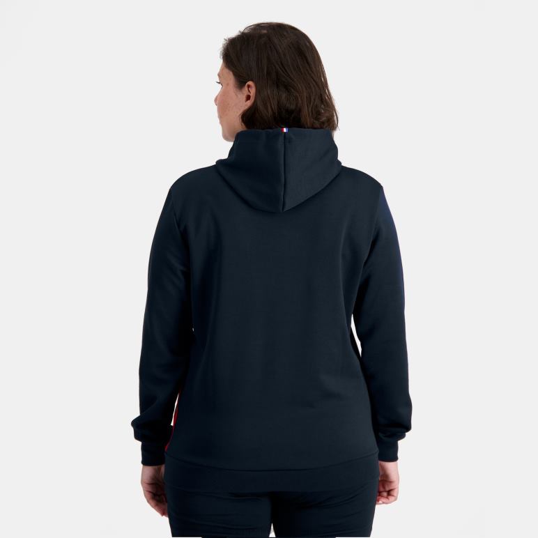 Le Coq Sportif είδη ένδυσης άνδρες μπλούζα με κουκούλα μπλε D2ZV4