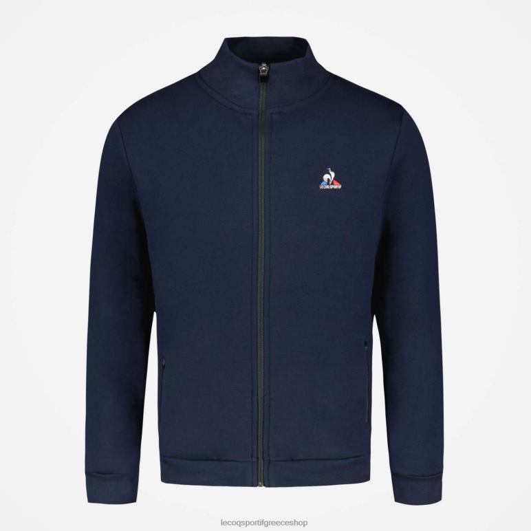 Le Coq Sportif είδη ένδυσης άνδρες μπλε φούτερ με φερμουάρ D2ZV50
