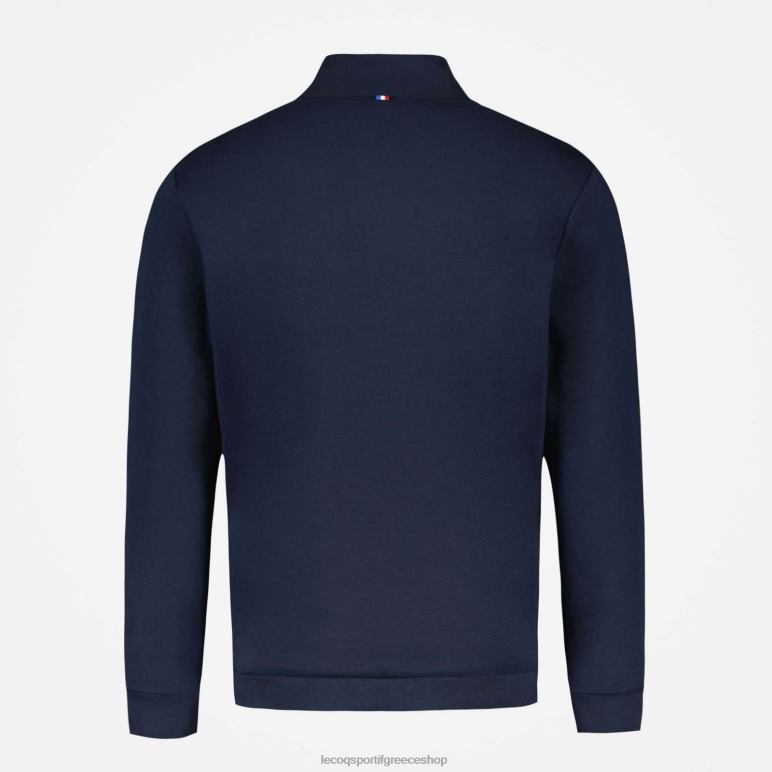 Le Coq Sportif είδη ένδυσης άνδρες μπλε φούτερ με φερμουάρ D2ZV50