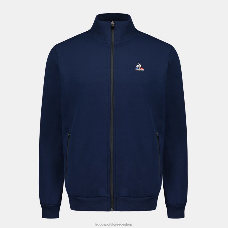 Le Coq Sportif είδη ένδυσης άνδρες μπλε φούτερ με φερμουάρ D2ZV52