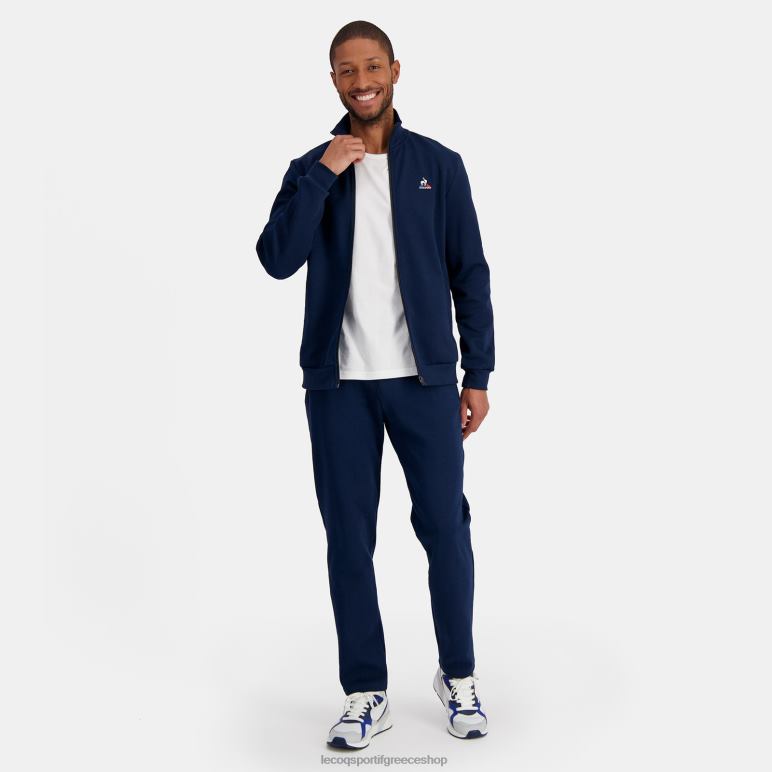 Le Coq Sportif είδη ένδυσης άνδρες μπλε φούτερ με φερμουάρ D2ZV52