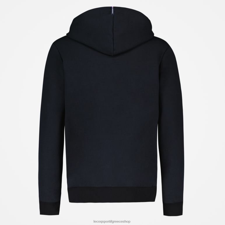 Le Coq Sportif είδη ένδυσης άνδρες φούτερ με κουκούλα και μαύρο φερμουάρ D2ZV56