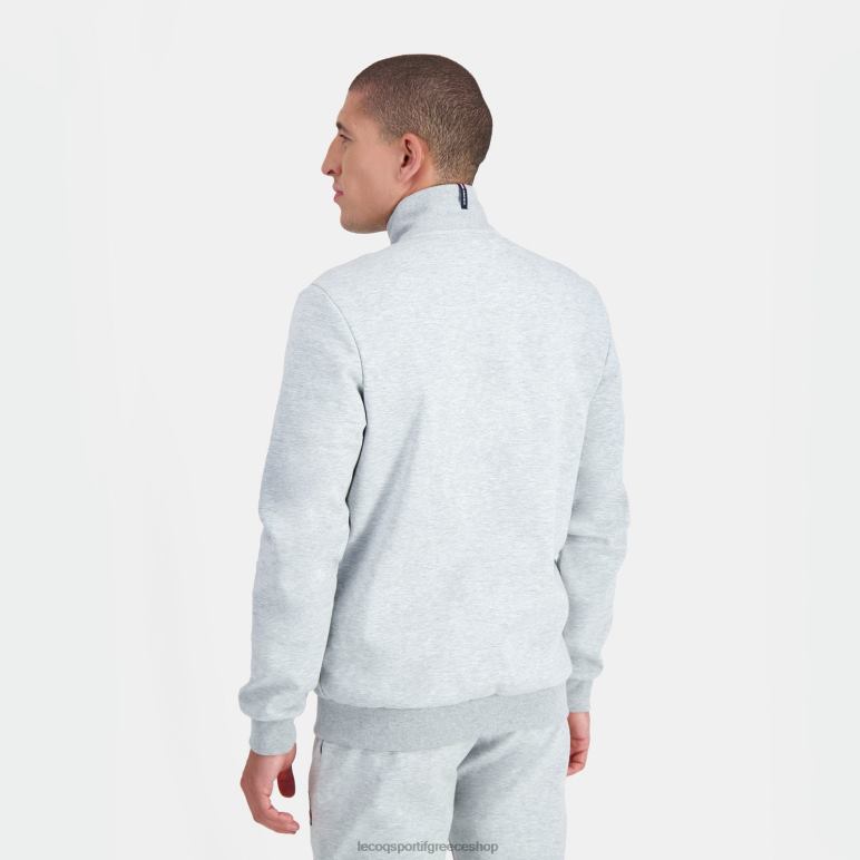 Le Coq Sportif είδη ένδυσης άνδρες γκρι φούτερ με φερμουάρ D2ZV57