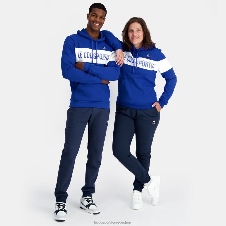 Le Coq Sportif είδη ένδυσης άνδρες μπλούζα με κουκούλα μπλε D2ZV6