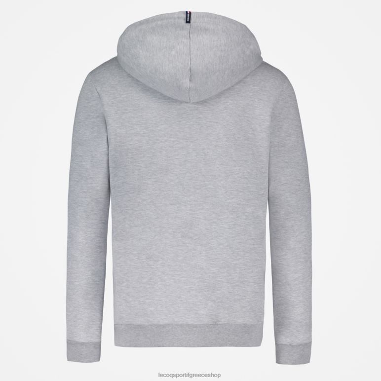 Le Coq Sportif είδη ένδυσης άνδρες φούτερ με κουκούλα γκρι D2ZV63