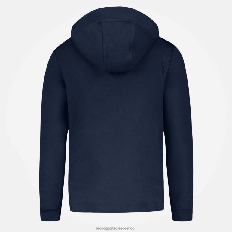 Le Coq Sportif είδη ένδυσης άνδρες φούτερ με κουκούλα με μπλε φερμουάρ D2ZV69