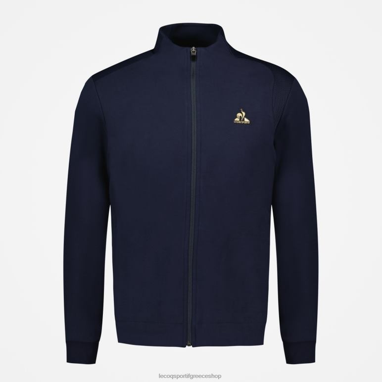 Le Coq Sportif είδη ένδυσης άνδρες μπλε φούτερ με φερμουάρ D2ZV71