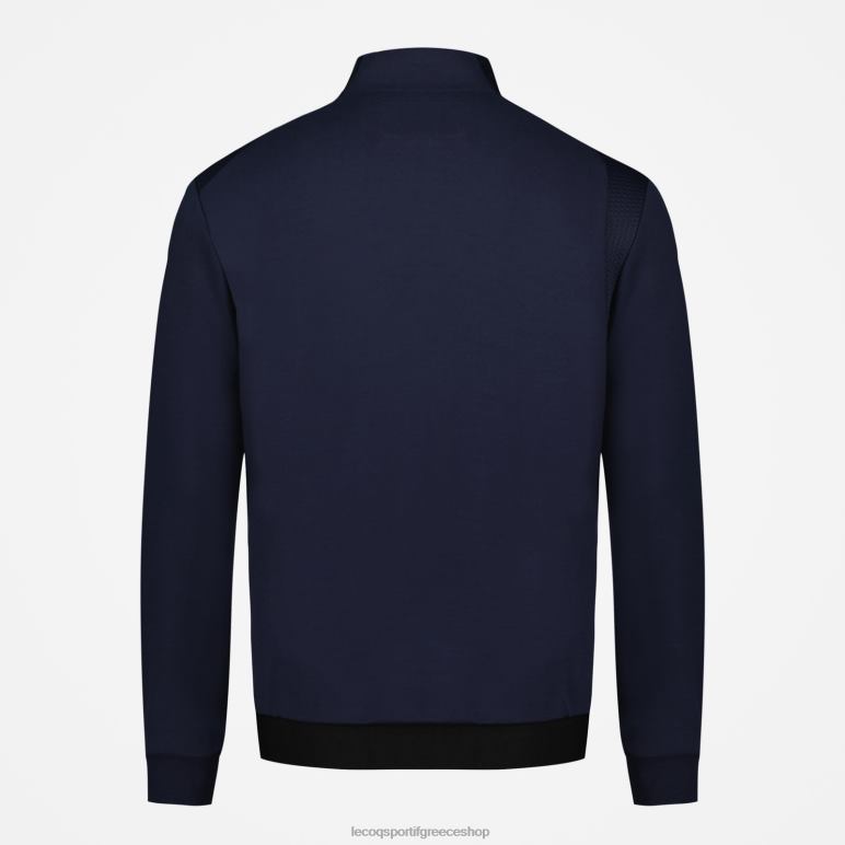 Le Coq Sportif είδη ένδυσης άνδρες μπλε φούτερ με φερμουάρ D2ZV71