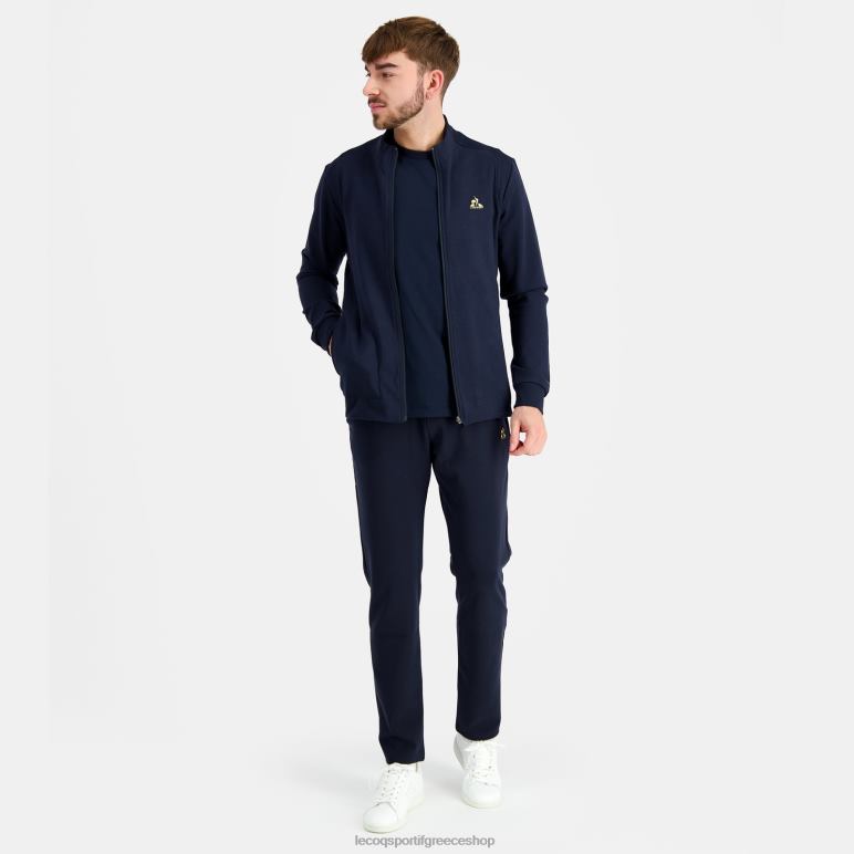 Le Coq Sportif είδη ένδυσης άνδρες μπλε φούτερ με φερμουάρ D2ZV71
