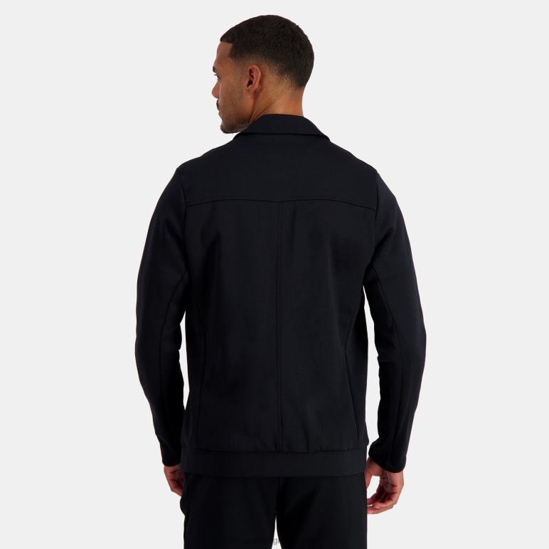 Le Coq Sportif είδη ένδυσης άνδρες σακάκι με φερμουάρ μαύρο D2ZV73