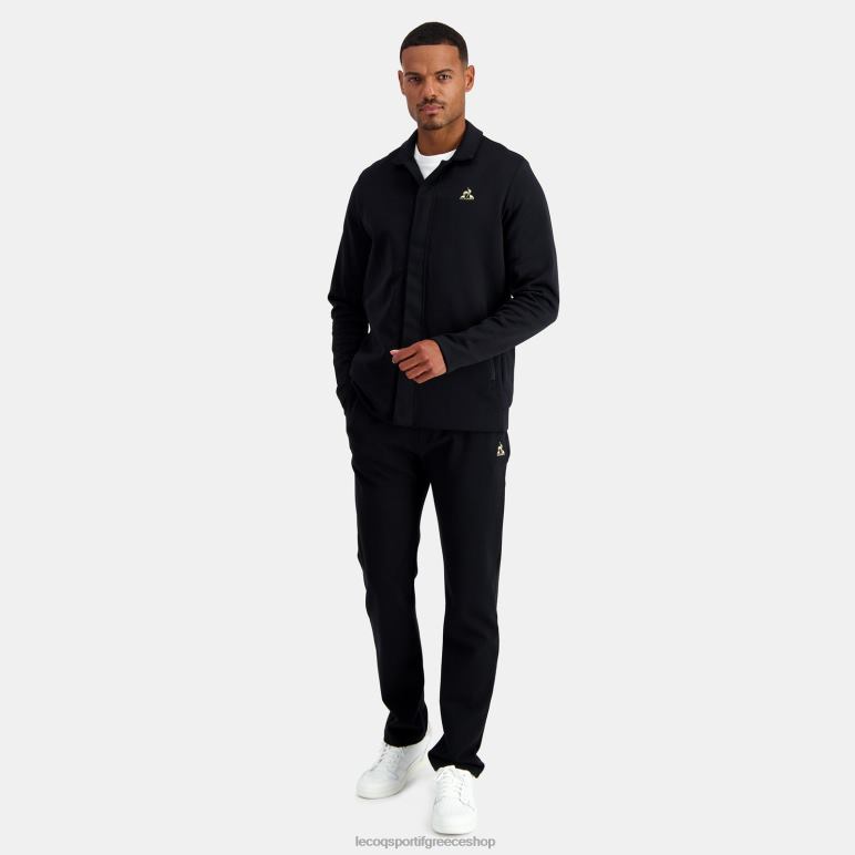 Le Coq Sportif είδη ένδυσης άνδρες σακάκι με φερμουάρ μαύρο D2ZV73