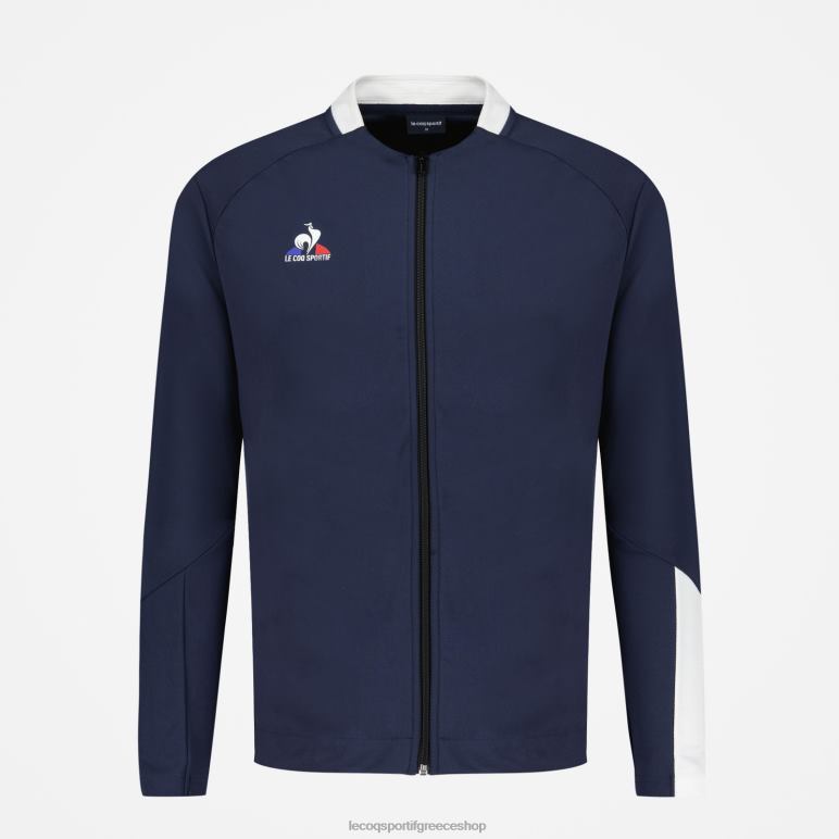 Le Coq Sportif είδη ένδυσης άνδρες μπλε φούτερ με φερμουάρ D2ZV74