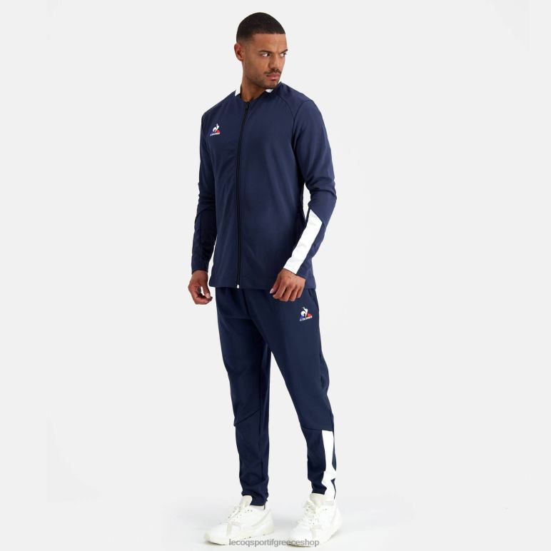 Le Coq Sportif είδη ένδυσης άνδρες μπλε φούτερ με φερμουάρ D2ZV74