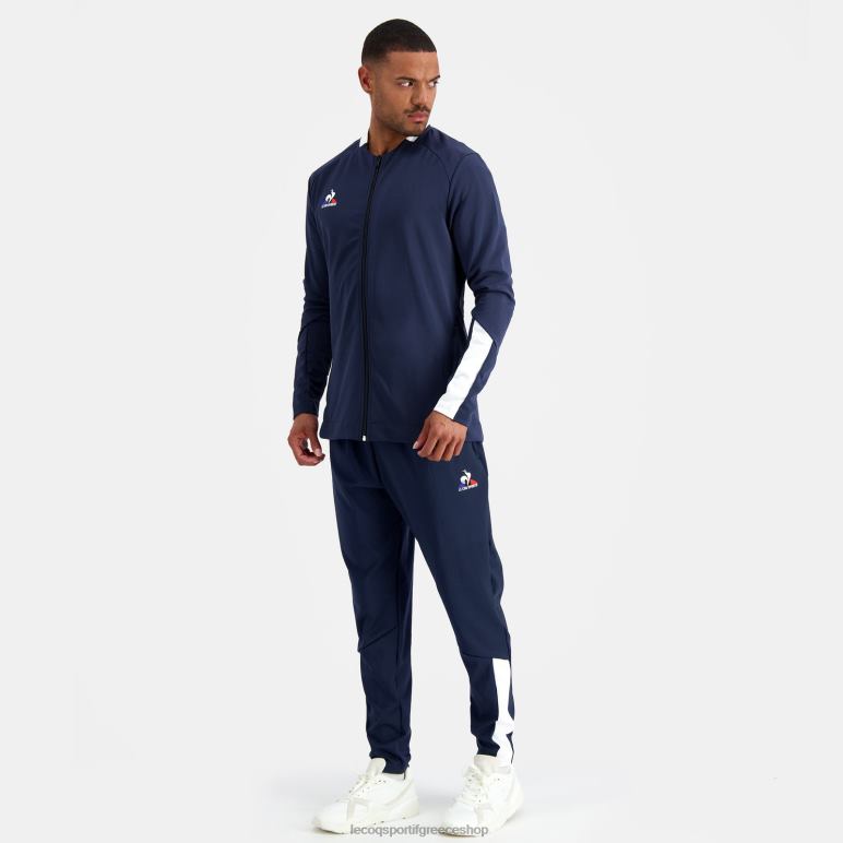 Le Coq Sportif είδη ένδυσης άνδρες μπλε φούτερ με φερμουάρ D2ZV74