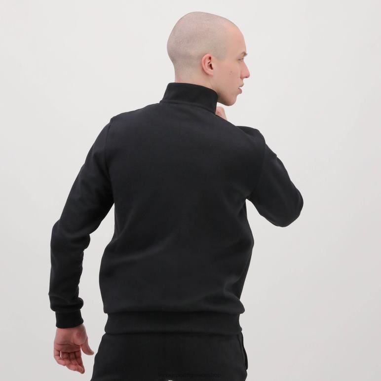 Le Coq Sportif είδη ένδυσης άνδρες μαύρη φούτερ με φερμουάρ D2ZV78