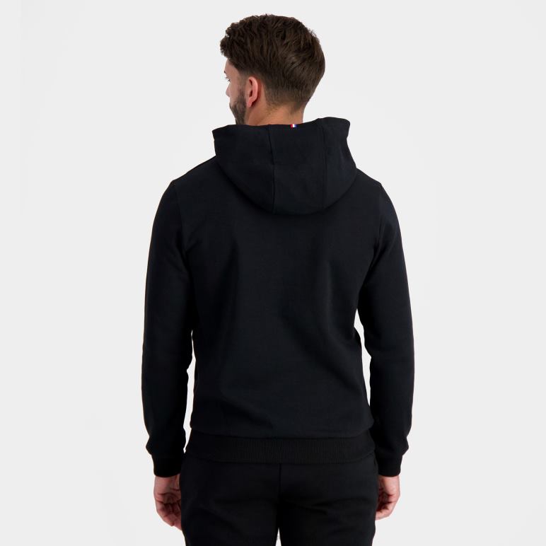 Le Coq Sportif είδη ένδυσης άνδρες φούτερ με κουκούλα μαύρο D2ZV7