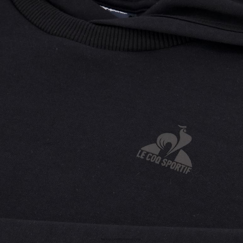 Le Coq Sportif είδη ένδυσης άνδρες φούτερ με κουκούλα μαύρο D2ZV7