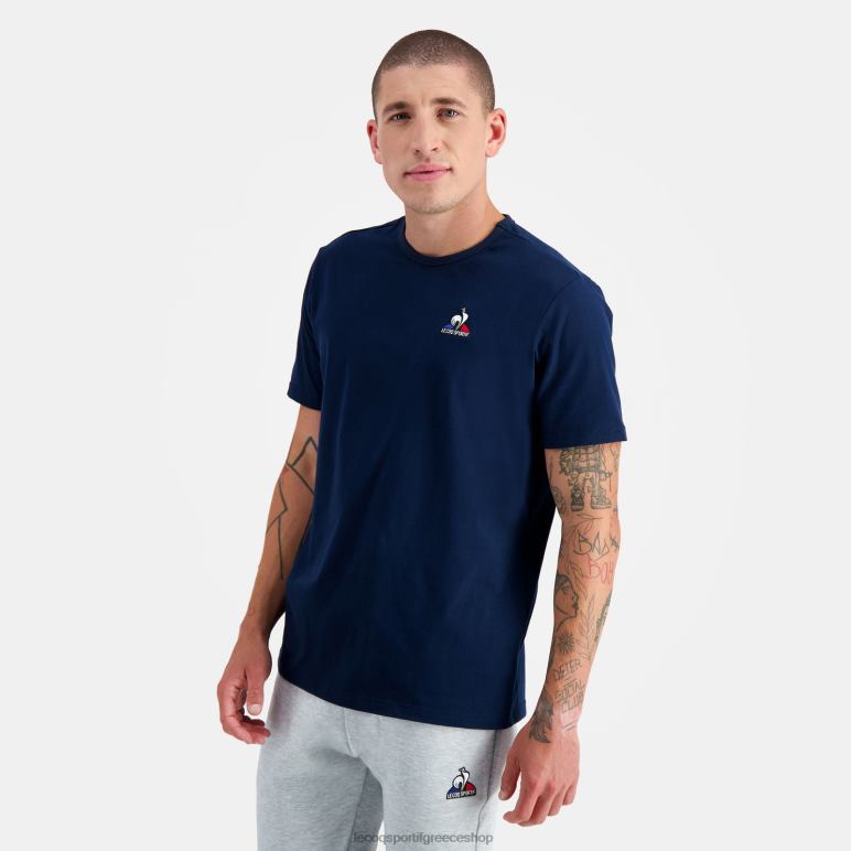 Le Coq Sportif είδη ένδυσης άνδρες μπλε μπλουζάκι μόδας D2ZV140