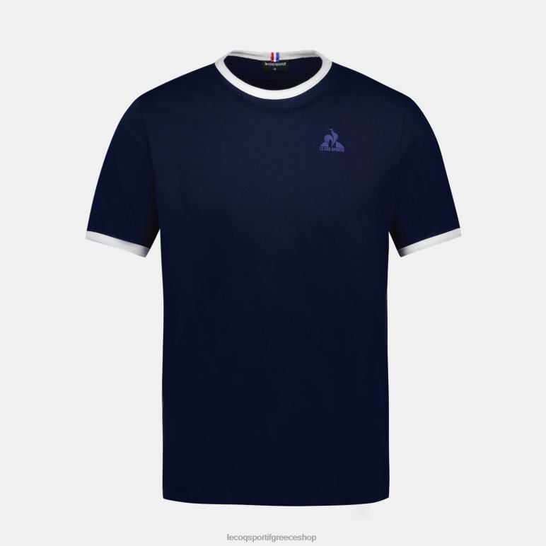 Le Coq Sportif είδη ένδυσης άνδρες μπλε μπλουζάκι μόδας D2ZV143