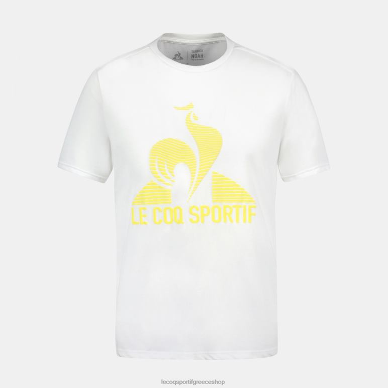 Le Coq Sportif είδη ένδυσης άνδρες μόδα μπλουζάκι λευκό D2ZV148