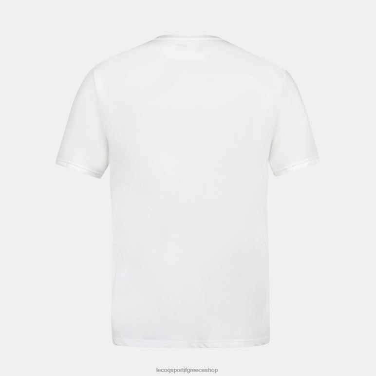 Le Coq Sportif είδη ένδυσης άνδρες μόδα μπλουζάκι λευκό D2ZV148