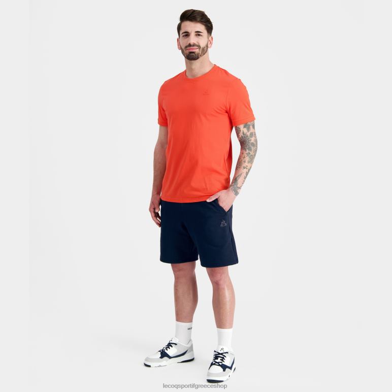 Le Coq Sportif είδη ένδυσης άνδρες μπλουζάκι μόδας πορτοκαλί D2ZV152