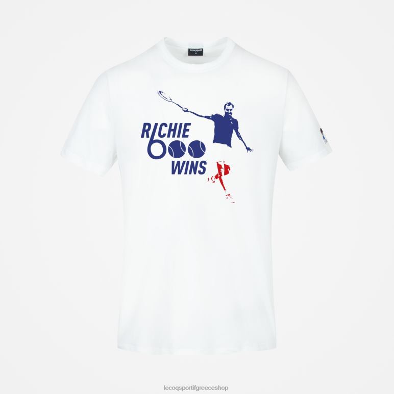 Le Coq Sportif είδη ένδυσης άνδρες μόδα μπλουζάκι λευκό D2ZV158