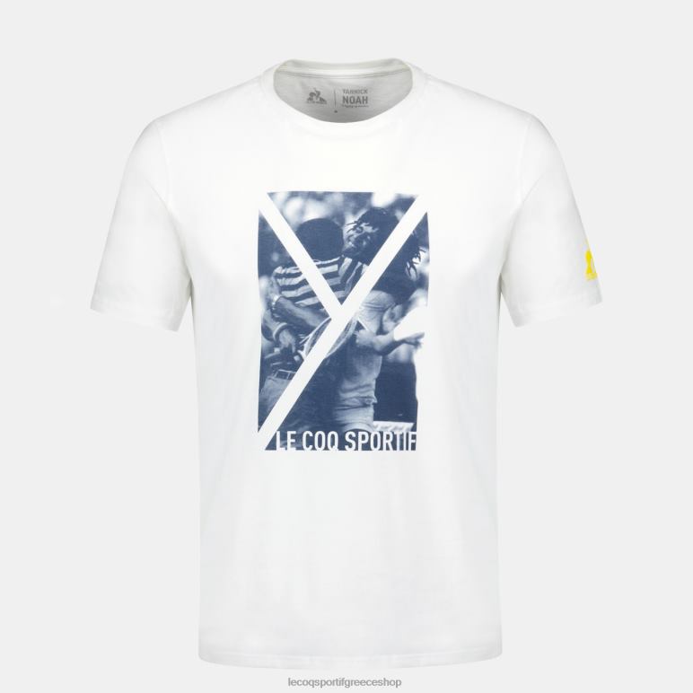 Le Coq Sportif είδη ένδυσης άνδρες μόδα μπλουζάκι λευκό D2ZV160