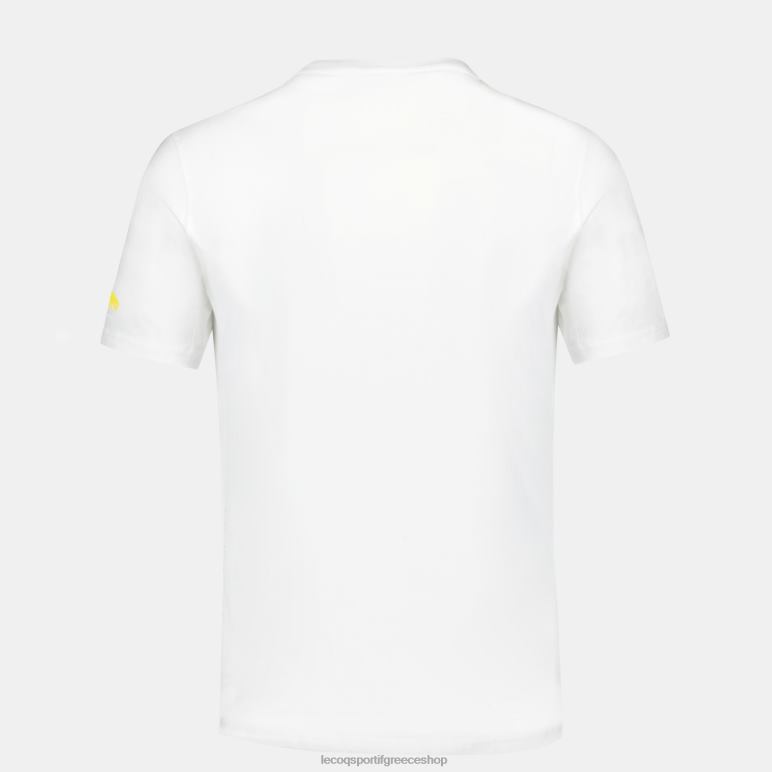 Le Coq Sportif είδη ένδυσης άνδρες μόδα μπλουζάκι λευκό D2ZV160