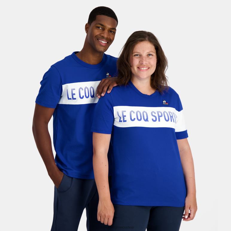 Le Coq Sportif είδη ένδυσης άνδρες μπλε μπλουζάκι μόδας D2ZV161