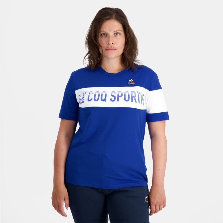 Le Coq Sportif είδη ένδυσης άνδρες μπλε μπλουζάκι μόδας D2ZV161