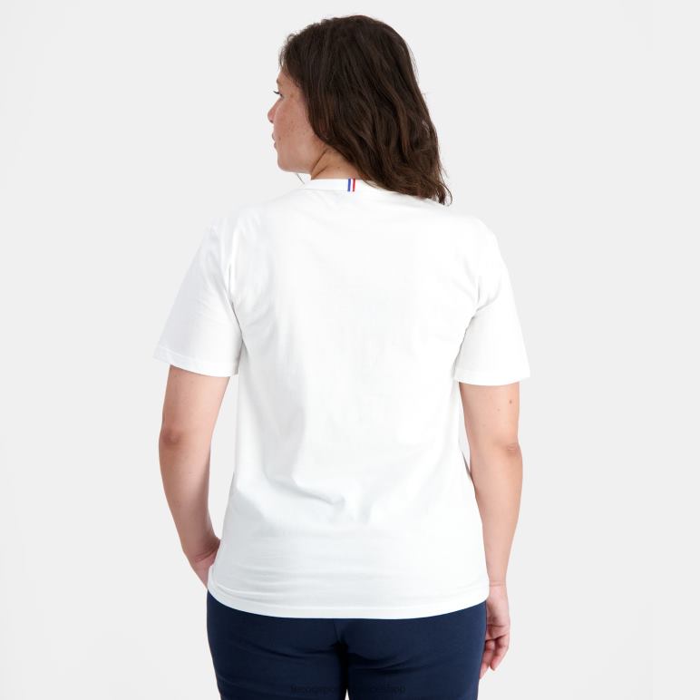 Le Coq Sportif είδη ένδυσης άνδρες μόδα μπλουζάκι λευκό D2ZV162