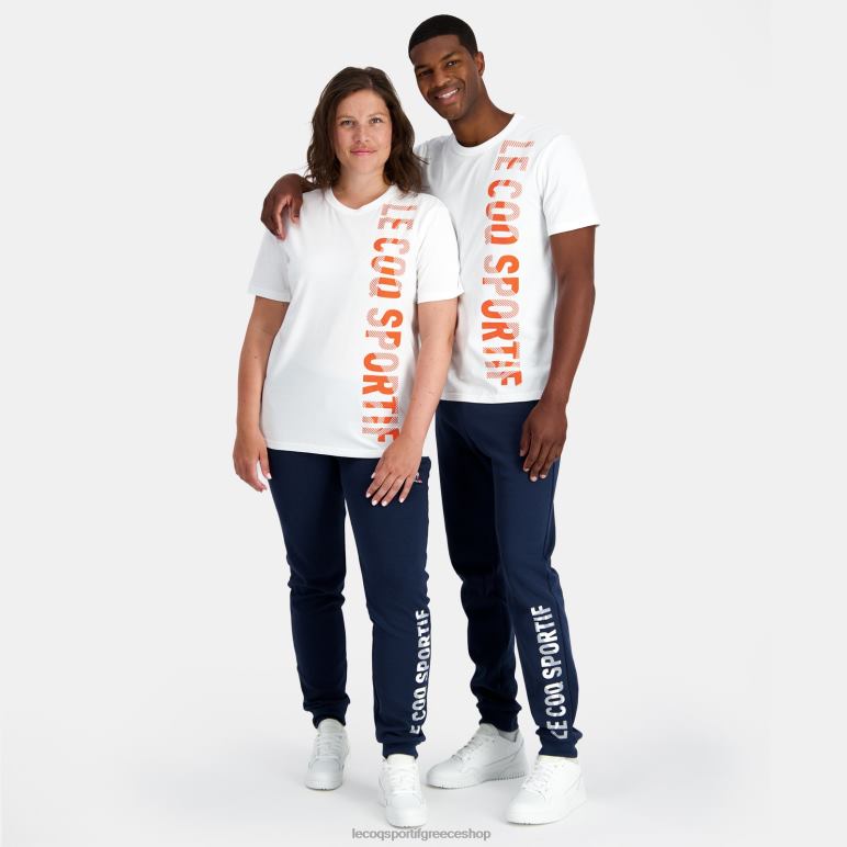 Le Coq Sportif είδη ένδυσης άνδρες μόδα μπλουζάκι λευκό D2ZV162