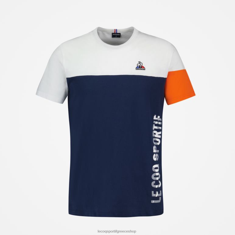 Le Coq Sportif είδη ένδυσης άνδρες μπλε μπλουζάκι μόδας D2ZV163