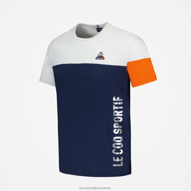 Le Coq Sportif είδη ένδυσης άνδρες μπλε μπλουζάκι μόδας D2ZV163