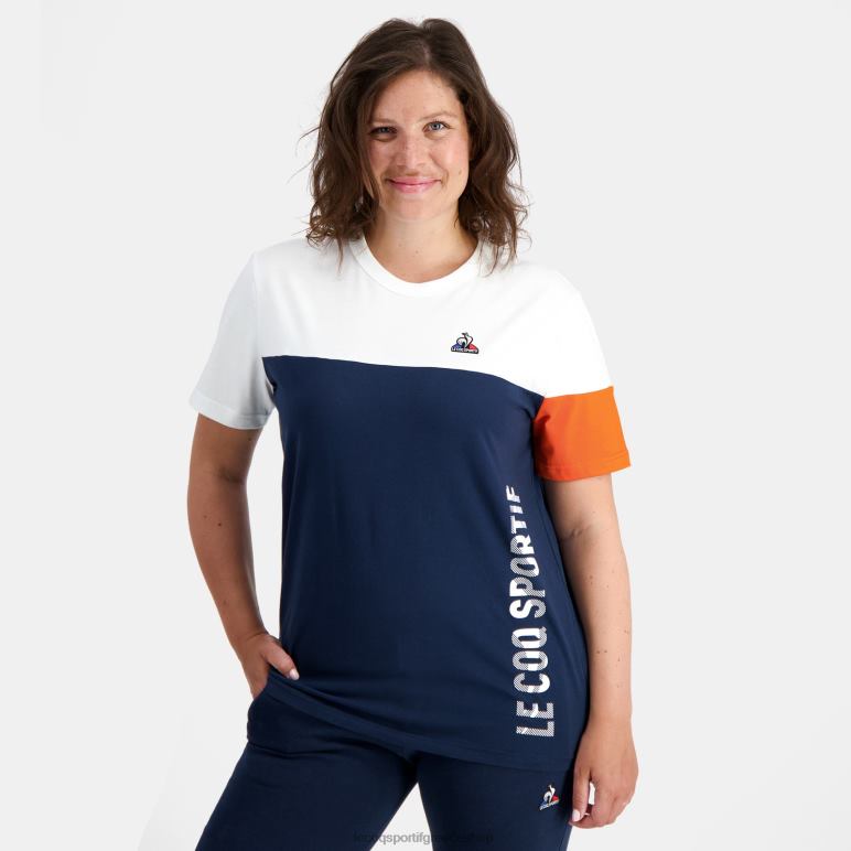 Le Coq Sportif είδη ένδυσης άνδρες μπλε μπλουζάκι μόδας D2ZV163