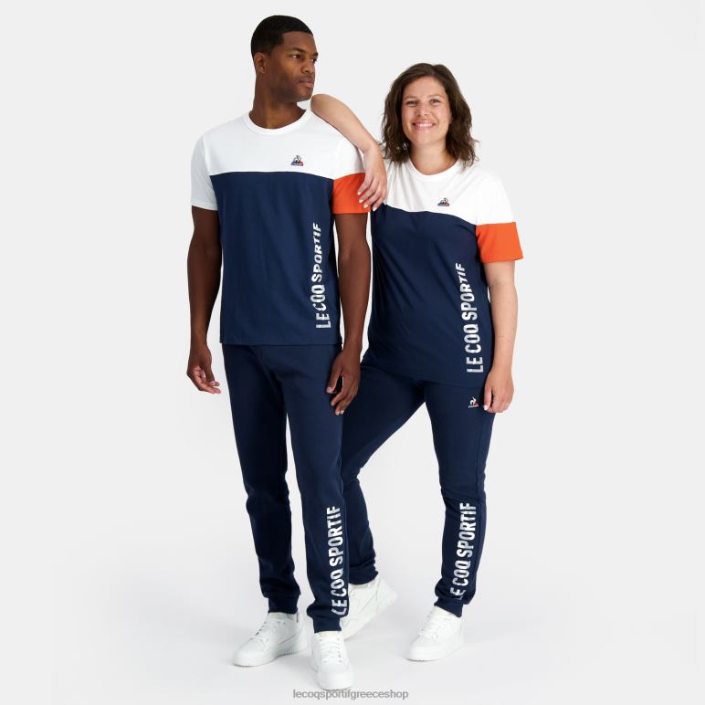 Le Coq Sportif είδη ένδυσης άνδρες μπλε μπλουζάκι μόδας D2ZV163