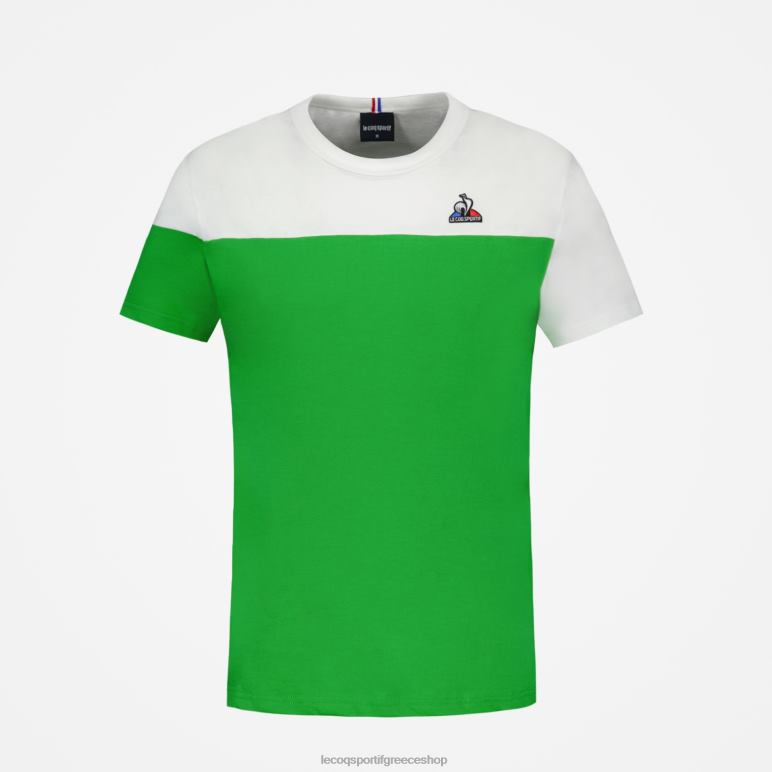 Le Coq Sportif είδη ένδυσης άνδρες μόδα μπλουζάκι πράσινο D2ZV164