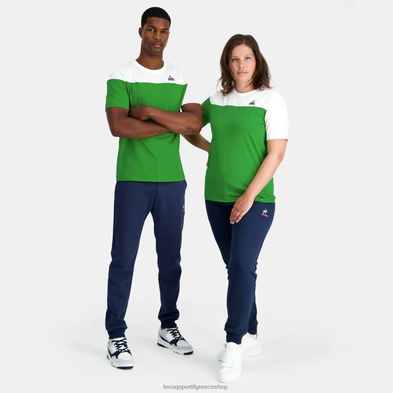 Le Coq Sportif είδη ένδυσης άνδρες μόδα μπλουζάκι πράσινο D2ZV164