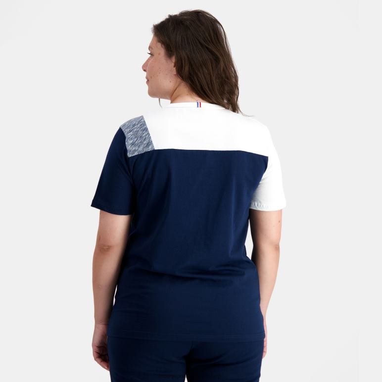 Le Coq Sportif είδη ένδυσης άνδρες μπλε μπλουζάκι μόδας D2ZV167