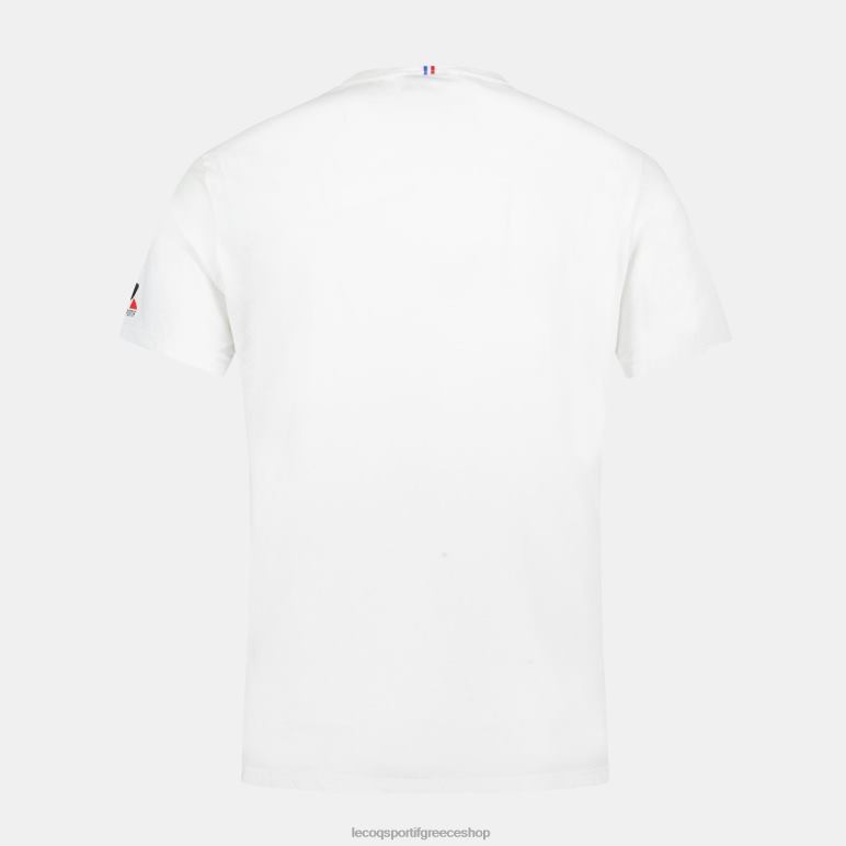 Le Coq Sportif είδη ένδυσης άνδρες μπλουζάκι - λευκό ράγκμπι Γαλλίας D2ZV169
