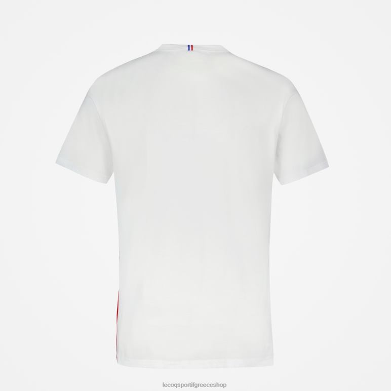 Le Coq Sportif είδη ένδυσης άνδρες μόδα μπλουζάκι λευκό D2ZV170