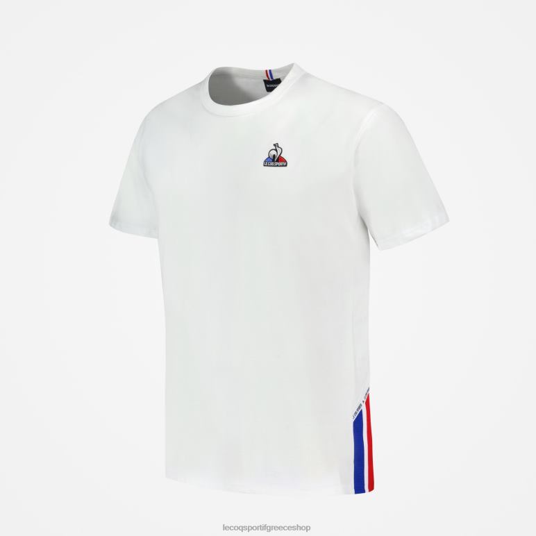 Le Coq Sportif είδη ένδυσης άνδρες μόδα μπλουζάκι λευκό D2ZV170