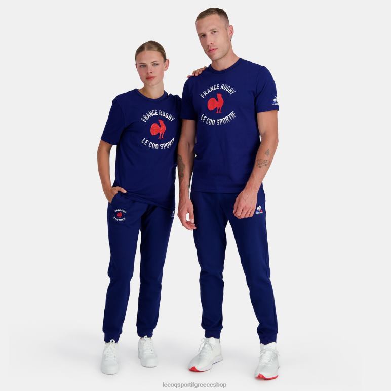 Le Coq Sportif είδη ένδυσης άνδρες μπλουζάκι - μπλε ράγκμπι Γαλλίας D2ZV172