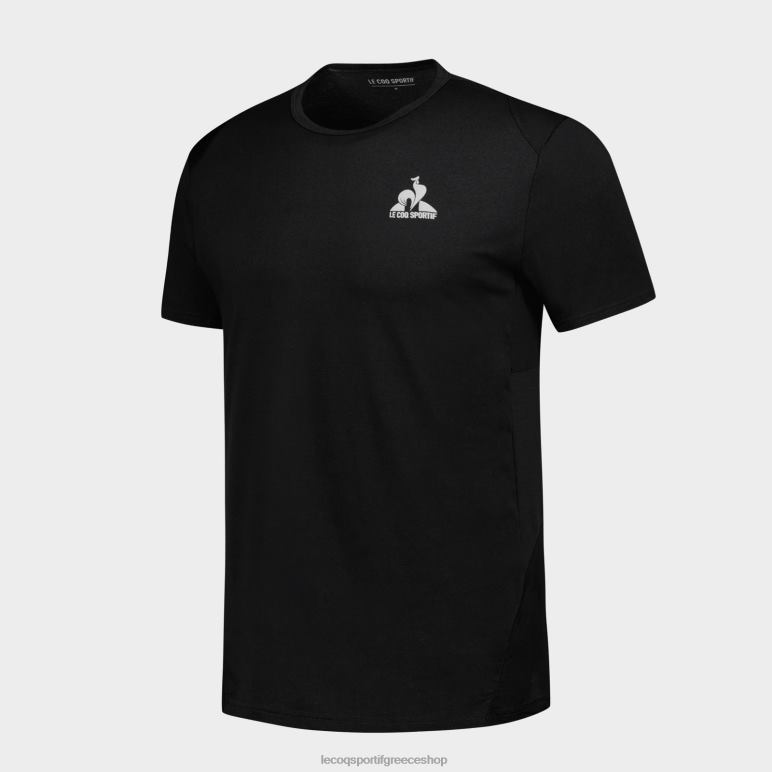 Le Coq Sportif είδη ένδυσης άνδρες μόδα μπλουζάκι μαύρο D2ZV174