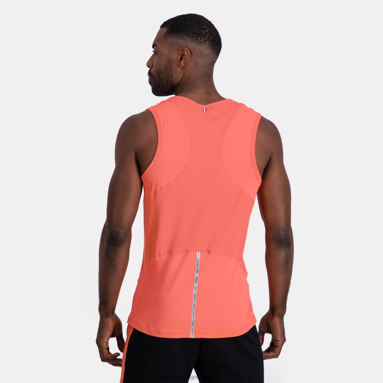 Le Coq Sportif είδη ένδυσης άνδρες φανελάκι πορτοκαλί D2ZV175