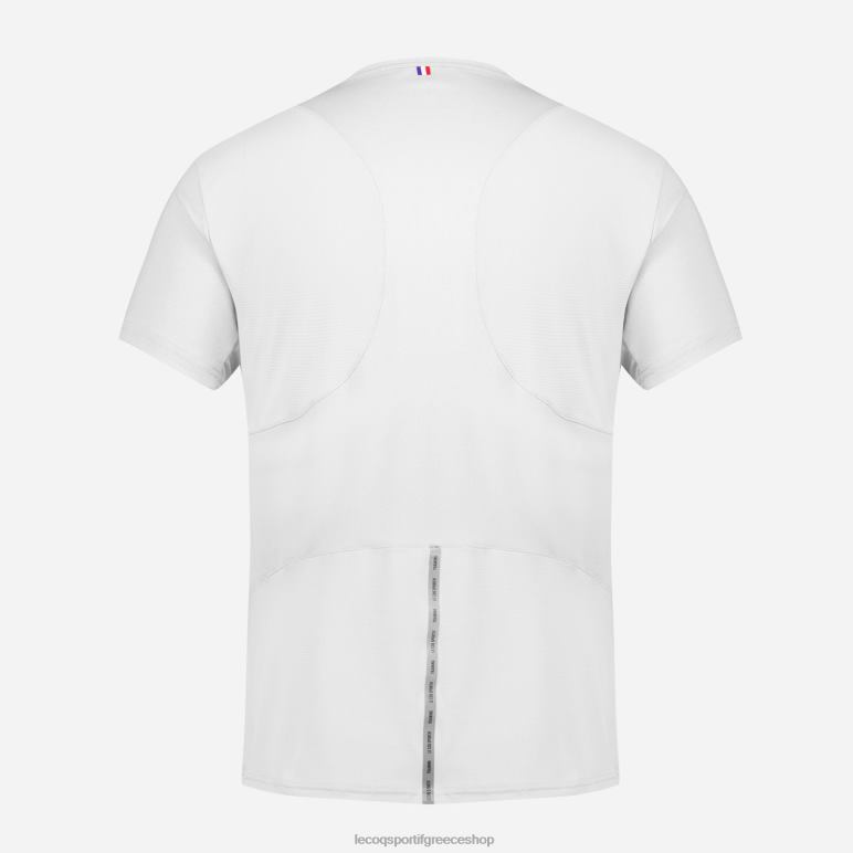 Le Coq Sportif είδη ένδυσης άνδρες μόδα μπλουζάκι λευκό D2ZV176